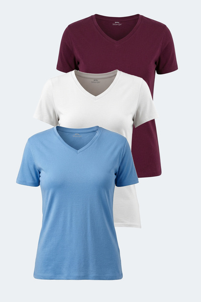 Slazenger PERICAS Set de 3 tricouri pentru femei