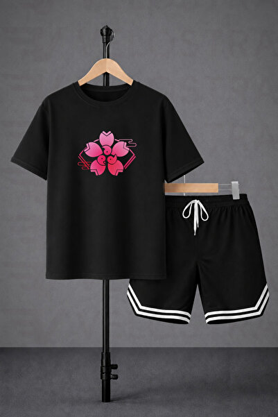 Velostra Unisex Symbol Printed Oversize Fit Comfortable Fit T-Shirt and Short...