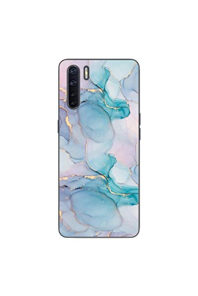 OEM Husa compatibila cu Oppo A91 Silicon Gel Tpu Model Abstract Watercolor Ma...