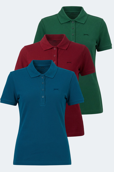 Slazenger SET DE 3 PIESE VERA Tricou cu guler polo pentru femei