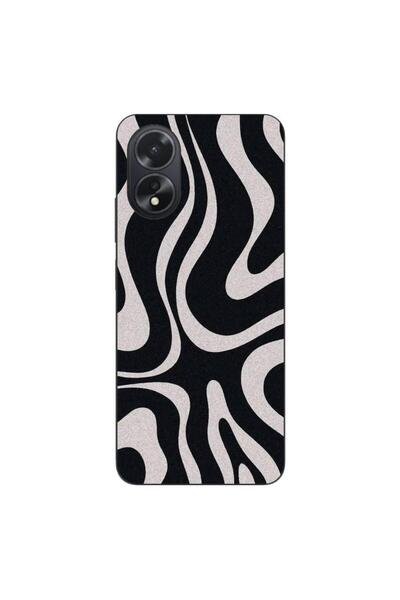 OEM Husa compatibila cu Oppo A38 4G Silicon Gel Tpu Model Monochrome Hypnotic