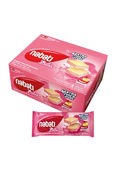 nabata ويفر بنكهة تشيز كيك الفراولة