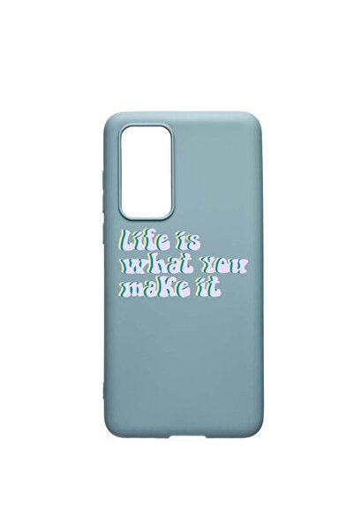bestcase Θήκη Huawei P40, Life is, ανθεκτική στη φθορά, αντιολισθητική, Σιλικ...