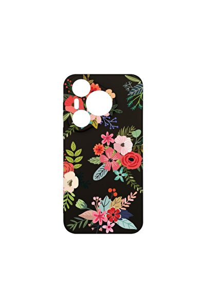 bestcase Θήκη Σιλικόνης Premium, Συμβατή με Huawei Pura 70 Pro, Σχέδιο Λουλού...