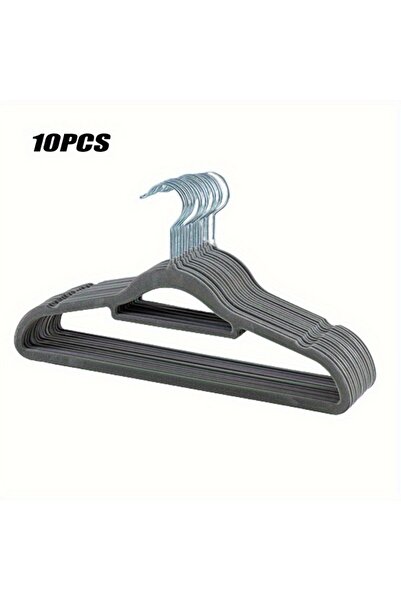 choice2 Gray Premium Velvet Hangers with 360° Rotatable Hooks, Non-Slip Heavy...