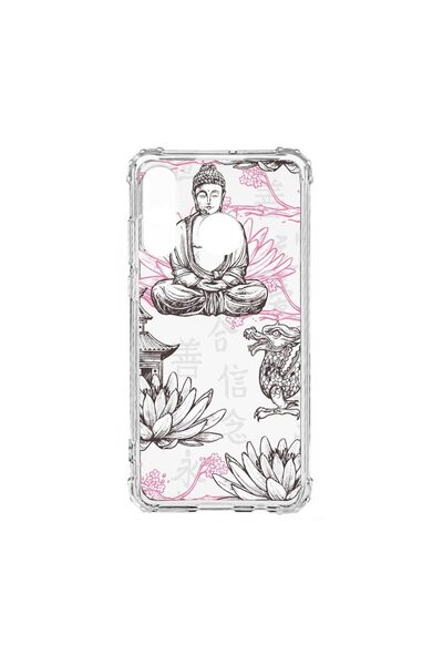 bestcase Husa Anti Shock Silicon Compatibila cu Huawei P30 Lite, Buddha, Mili...