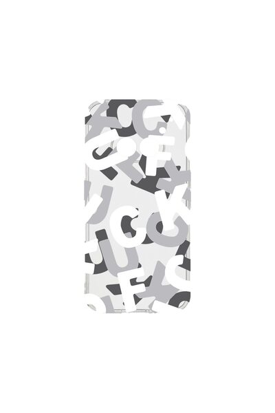 bestcase ¬Æ Husa Clear Silicon 2MM, Compatibila Cu Nothing Phone 2a, FCK Patt...
