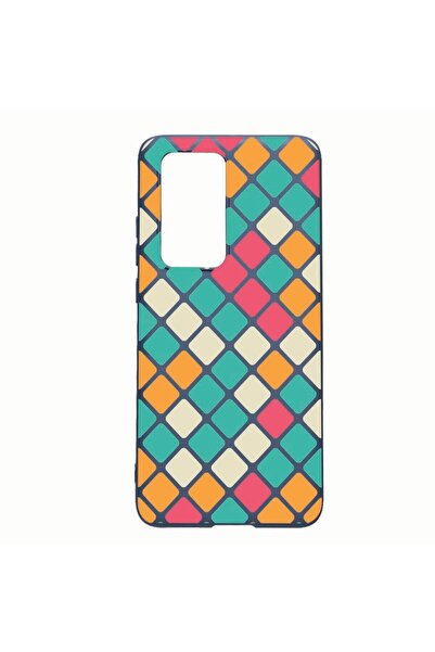 bestcase Husa Huawei P40, Mozaic, rezistenta la uzura, anti-alunecare, din si...