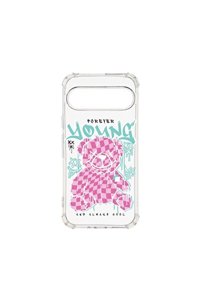 bestcase Husă Antișoc 1.5MM, Compatibilă cu Google Pixel 9, Ursuleț de pluș F...