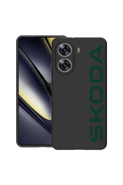 bestcase Калъф за Poco X7 Pro 5G, Skoda, Тънък силиконов 0.8ММ, Противоударен...
