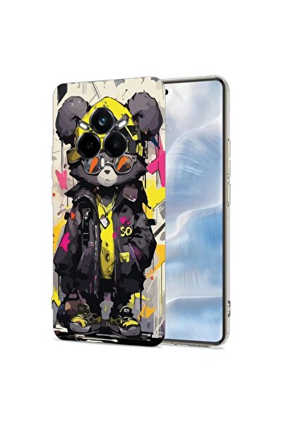 bestcase Husă pentru Realme 14 Pro 5G, BestCase® Silicon transparent 2MM, Urs...