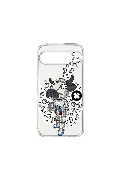 bestcase ¬Æ Husa Clear Silicon 2MM, Compatibila Cu Google Pixel 9 Pro XL, Cow...