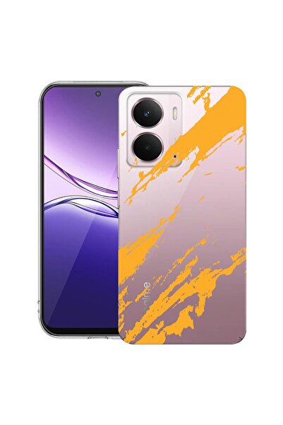 bestcase ¬Æ Husa pentru Realme P3 cu Design Golden Stripes, Clear Slim Silico...