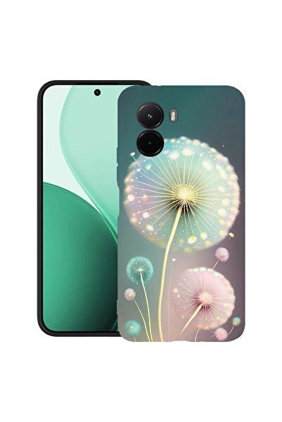 bestcase ¬Æ Husa TPU Ultra Slim Compatibil cu Poco M7, cu Design Green Dandel...