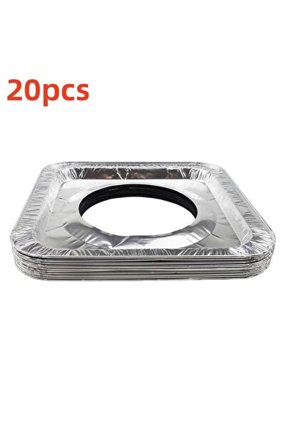 Choice Square 20PCS 10/20pcs Aluminum Foil Burner Covers Disposable Stove Lin...