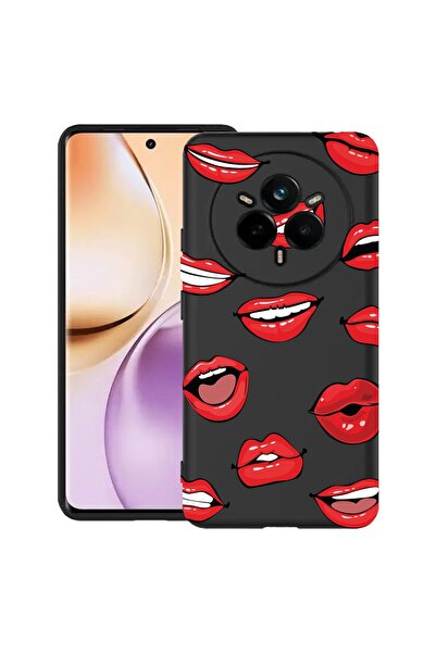 bestcase ¬Æ Husa pentru Realme 14 Pro 5G, Lips - Kiss Pattern, Slim Silicon 0...