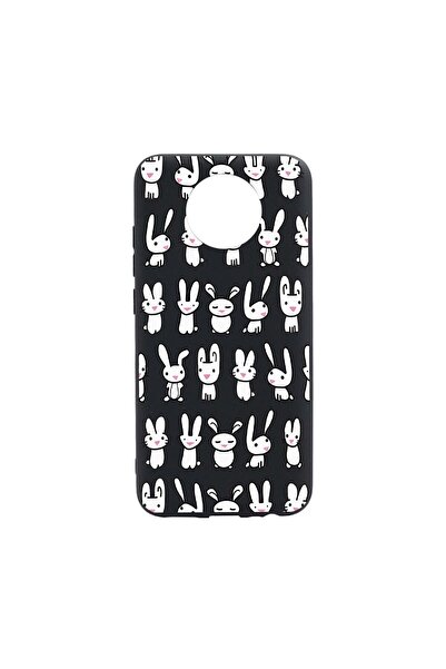 bestcase Силиконов калъф със зайчета, съвместим с Nokia C10, устойчив на изно...