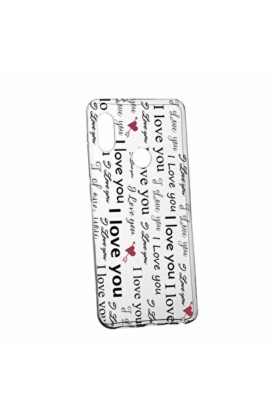 bestcase Husa Silicon, Transparent, Slim, Love You, Huawei P20 Lite