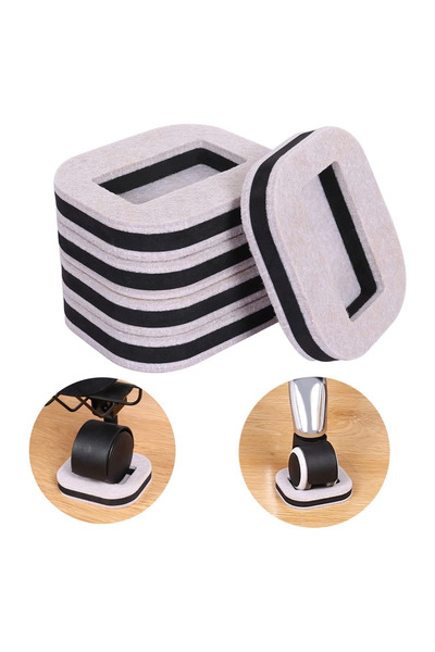 Choice 5PCS Office Chair Wheel Stopper Furniture Caster Cups wood Floor Prote...