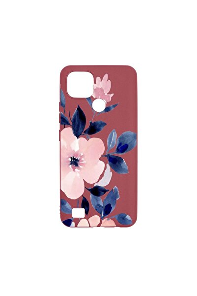 bestcase Силиконов калъф, съвместим с Realme C21, Колекция  "Пастелни цветове...
