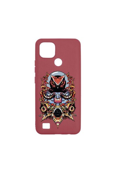 bestcase Husa Silicon, Compatibila Cu Realme C21, Astronaut Owl, rezistenta l...