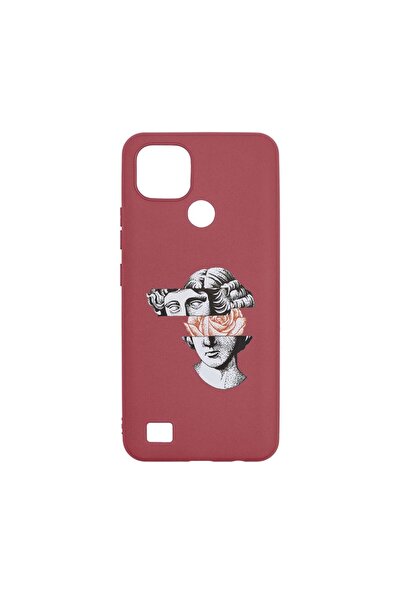 bestcase Husa Silicon, Compatibila Cu Realme C21, David Statue, rezistenta la...