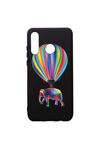 bestcase Husa Silicon Premium compatibila cu Huawei P30 Lite, Rainbow Elefant...