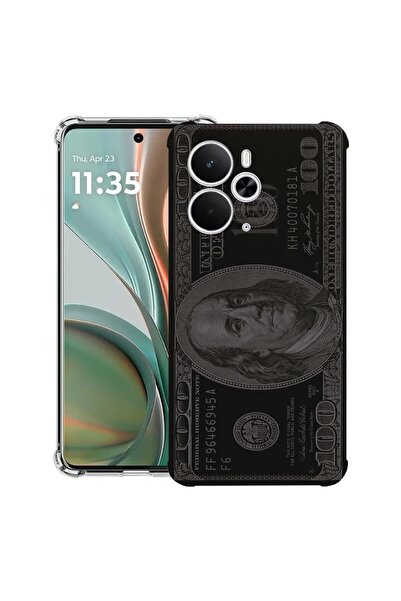 bestcase Θήκη για Realme 14 5G με σχέδιο Μ. Φράγκιν 100 δολαρίων, Αντικραδασμ...