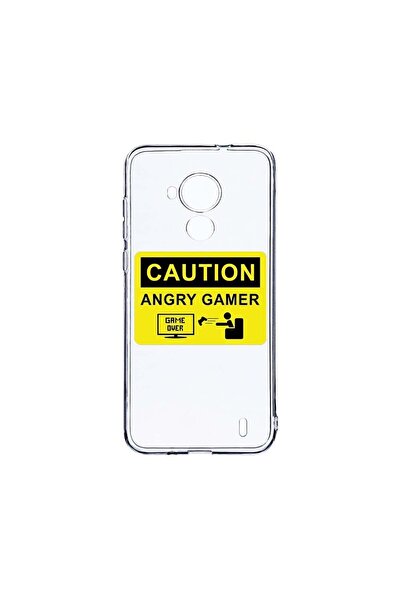 bestcase Husa BestCase¬Æ Clear Silicon 2MM, Compatibila Cu Nokia C30, Angry G...