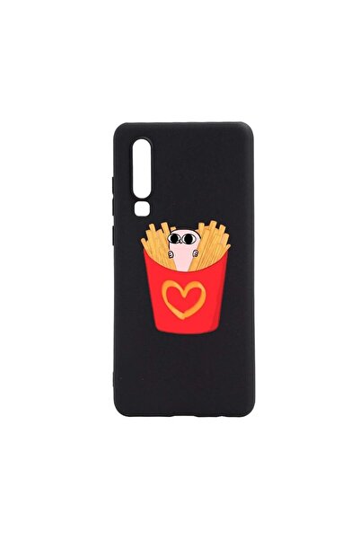 bestcase Husa Huawei P30, i love chips, rezistenta la uzura, anti-alunecare, ...