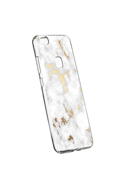 bestcase Силиконов калъф, Прозрачен, Тънък, Мраморен, 136, Huawei P10 LITE