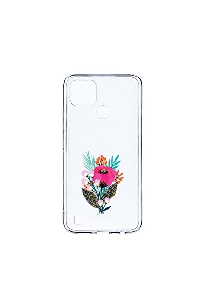 bestcase Husa BestCase¬Æ Clear Silicon 2MM, Compatibila Cu Realme C25Y, Flowe...