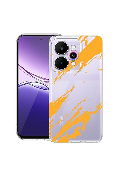 bestcase ¬Æ Husa Clear Slim Silicon Compatibila cu Realme 15 / 15 Pro, Golden...