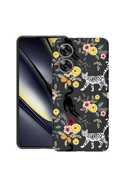 bestcase ¬Æ Husa pentru Poco X7 Pro 5G, Cat Pattern, Slim Silicon 0.8MM, Anti...