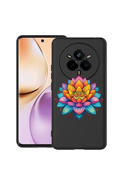 bestcase Husă pentru Realme 14 Pro Plus 5G, Design Flori Culori de Vis, Silic...