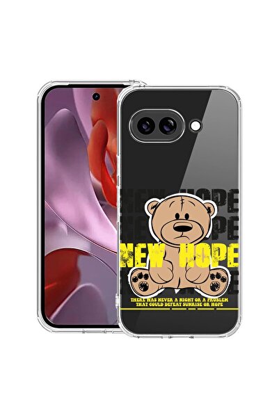 bestcase Хуса Антишок 1.5мм Съвместима с Google Pixel 10a, с дизайн Мече Теди...