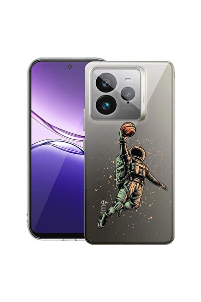 bestcase ¬Æ Husa pentru Realme GT 7 Pro cu Design Astronaut Basketball, Clear...