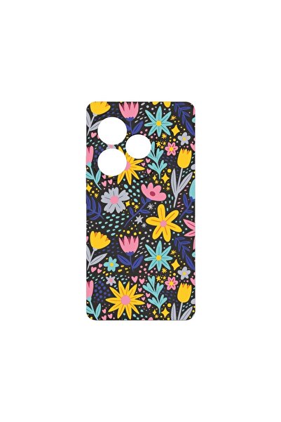 bestcase Husă Premium din Silicon, Compatibilă cu Realme GT 6, Floricele, Sub...