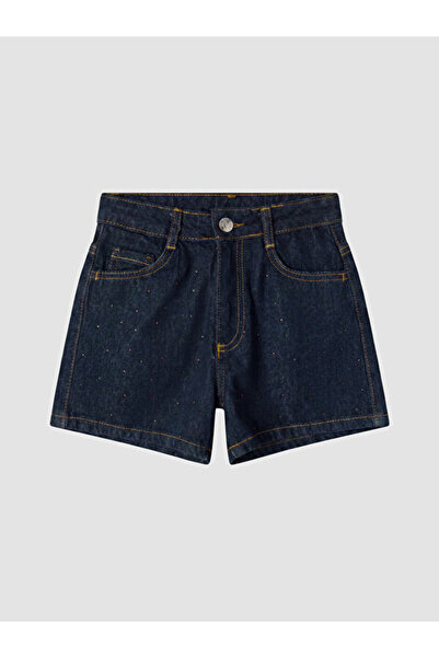 LC Waikiki Rmz Gi̇yi̇m Farkiyla Stoned Girls' Jean Shorts