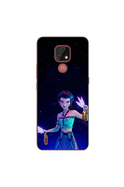 OEM Husa compatibila cu Motorola Moto E7 Silicon Gel Tpu Model KPop Demon Hun...