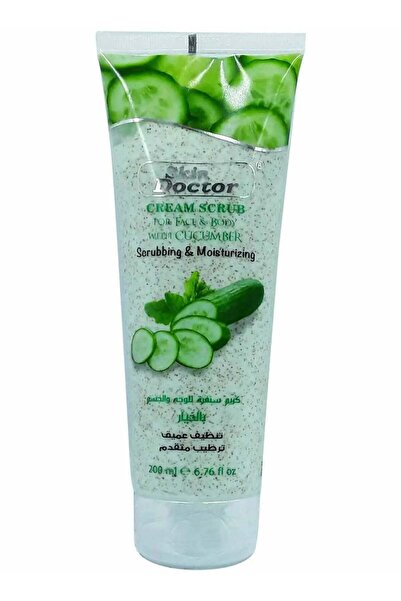 Skin Doctor Cucumber Face & Body Cream Scrub 200ml