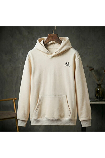 Ron8 Sad Mymza Emoji Design Printed Hoodie Set