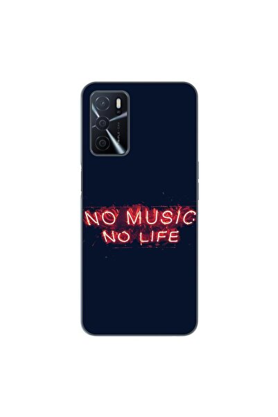 OEM Θήκη συμβατή με Oppo A16 Σιλικόνης Gel TPU Μοντέλο No Music No Life