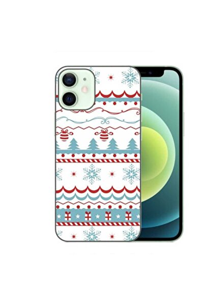 OEM Husa compatibila cu Apple iPhone 12 Mini Silicon Gel Tpu Model Craciun Pa...