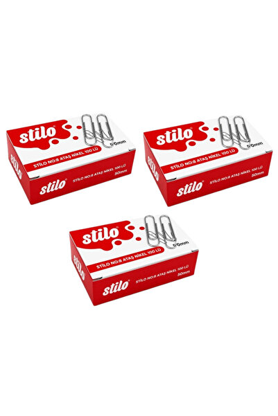 Stilo No: 8 Nickel Clips (3 Boxes)
