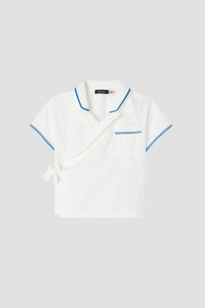 GB Baby BG Store Erkek Bebek Ekru Gömlek
