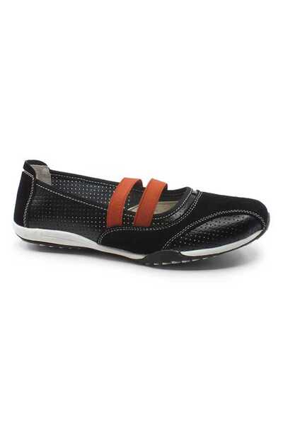 East Comfort Pantofi din piele, pentru femei, confortabili, cu două curele el...