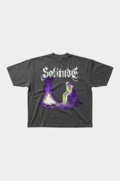 SOLITUDE GHOST RITUAL PREMIUM BOXY FIT T-SHIRT