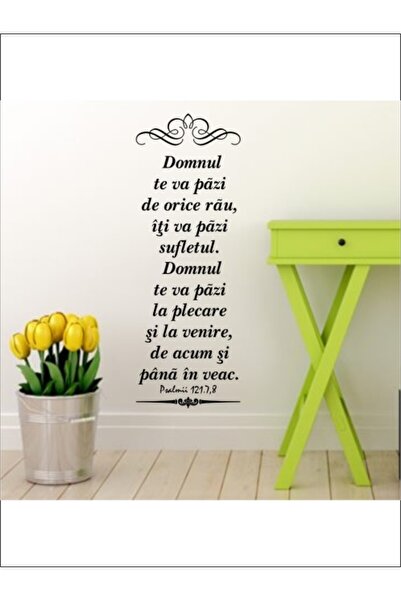 As Sticker mare perete, Domnul te va pazi