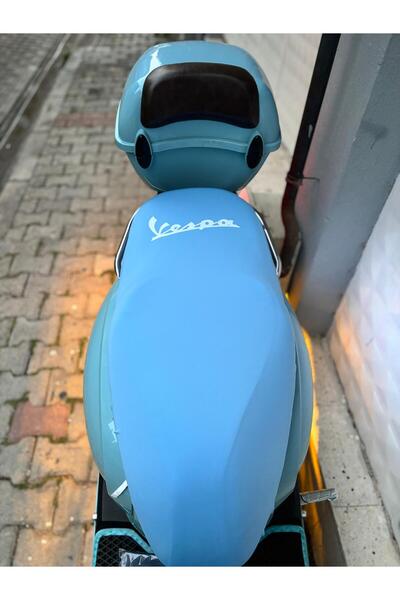 Utku Giyim VESPA UYUMLU MİNİ VE MİDİ MOTOSİKLET SELE KILIFI BEBE MAVİSİ LİKRA...